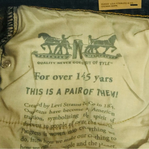 NWT New Levi’s 505 Regular Stretch, Size 36 X 33 and 34 X 32 - Picture 14 of 14